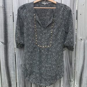 41 Hawthorn Stitch Fix Gold Studded Blouse